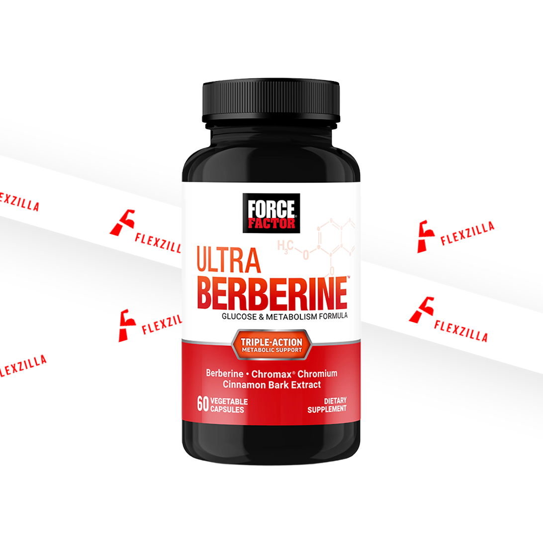 FORCE FACTOR ULTRA BERBERINE GLUCOSE&METABOLISM FORMULA 60 VEGETABLE CAPSULES